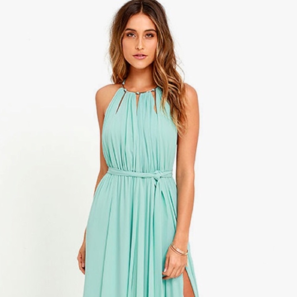 Teal semi formal dress Lulu’s